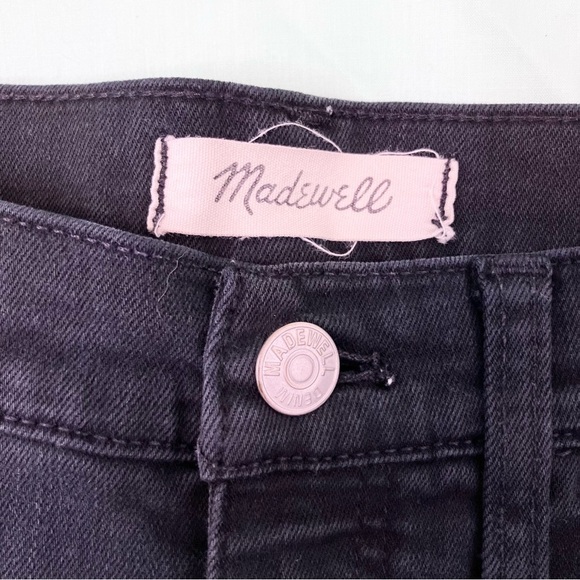 Madewell 9” High Rise Skinny Black Denim Jeans size 28 - Picture 9 of 15
